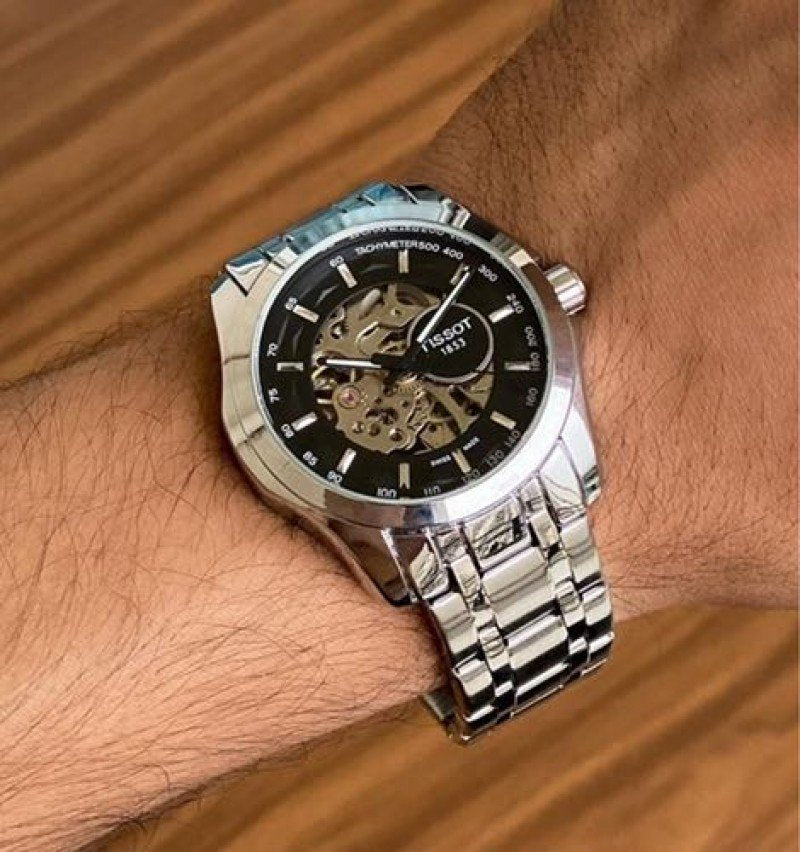 TISSOT 1853 AUTOMATIC PRIMIUM QUALITY METAL WATCH' - View 4