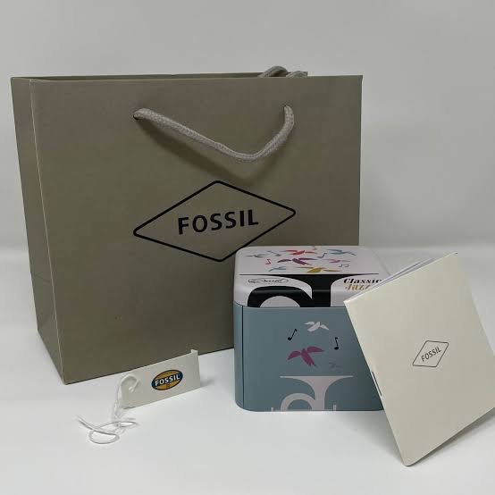 FOSSIL TOWNSMAN AUTOMATIC (BLACK/GOLDEN) AUTOMATIC LETHER WRIST WATCH - View 5