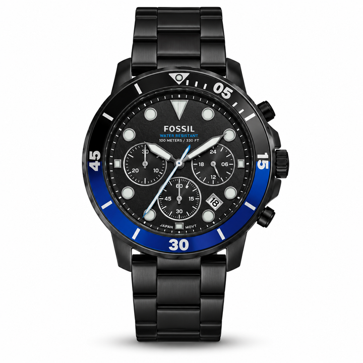 Fossil Fb 03 Black Metal Watch by Fossil - Watch Corner