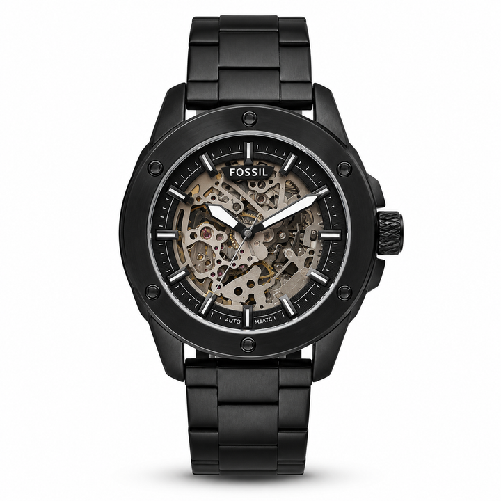 Fossil New Black Metal Automatic Watch by Fossil - Watch Corner