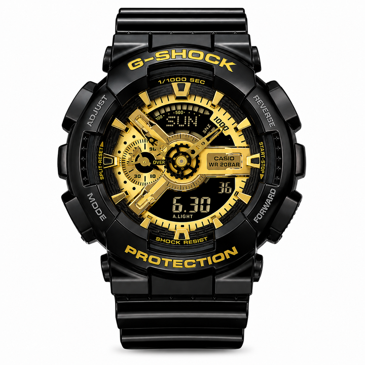 G-shock Black Gold Rubber Watch by G-Shock - Watch Corner