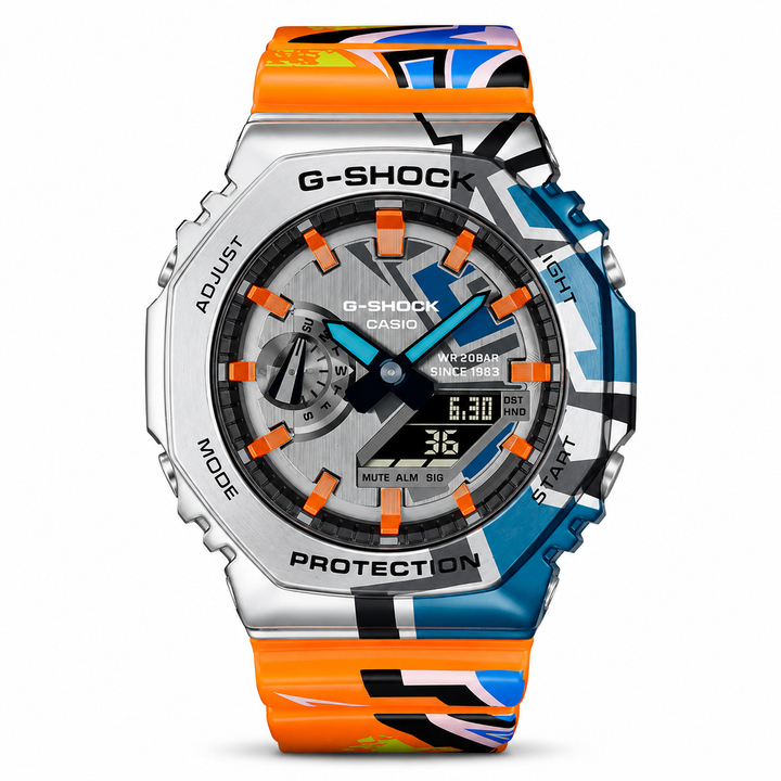 G-shock Gm 2100 Stainless Steel Orange Watch by G-Shock - Watch Corner