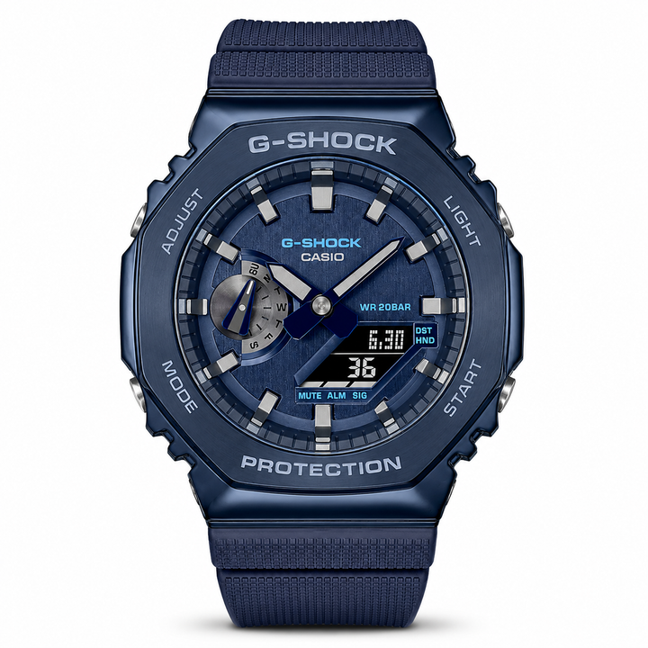 G-shock Gm 2100 Stainless Steel Blue Watch by G-Shock - Watch Corner