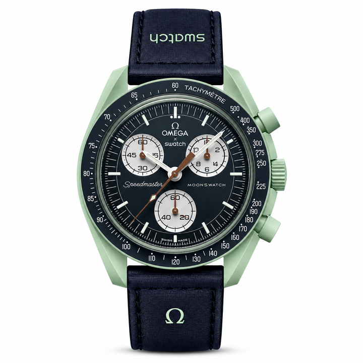 Swatch X Omega Bioceramic Moonswatch Mission To Earth With Kit by Omega - Watch Corner