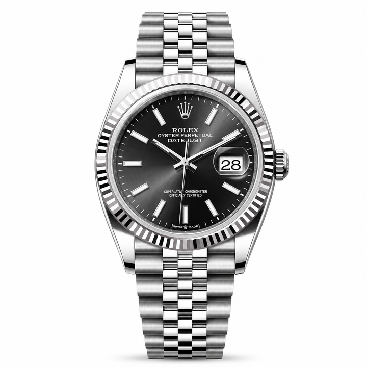 Rolex Date just 36 black dial by Rolex - Watch Corner