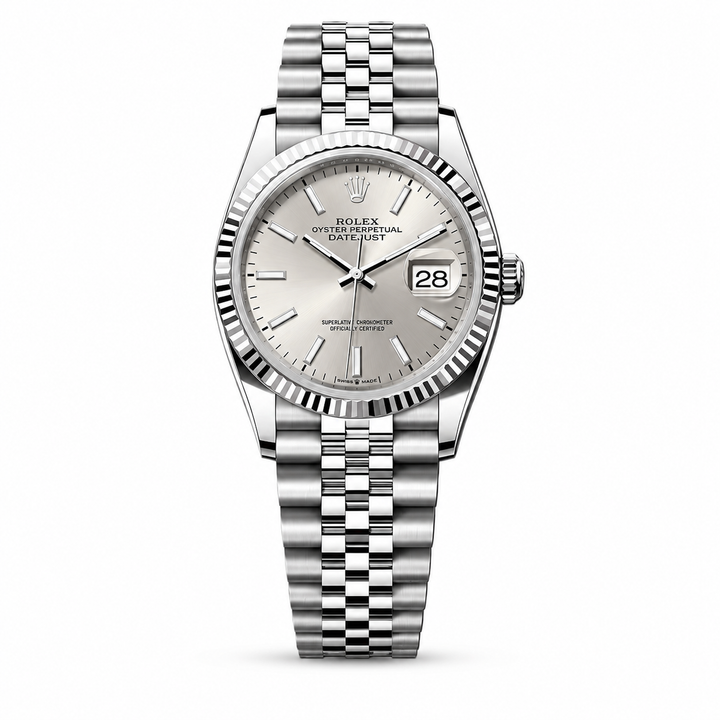 Rolex Date just 36 silver dial by Rolex - Watch Corner