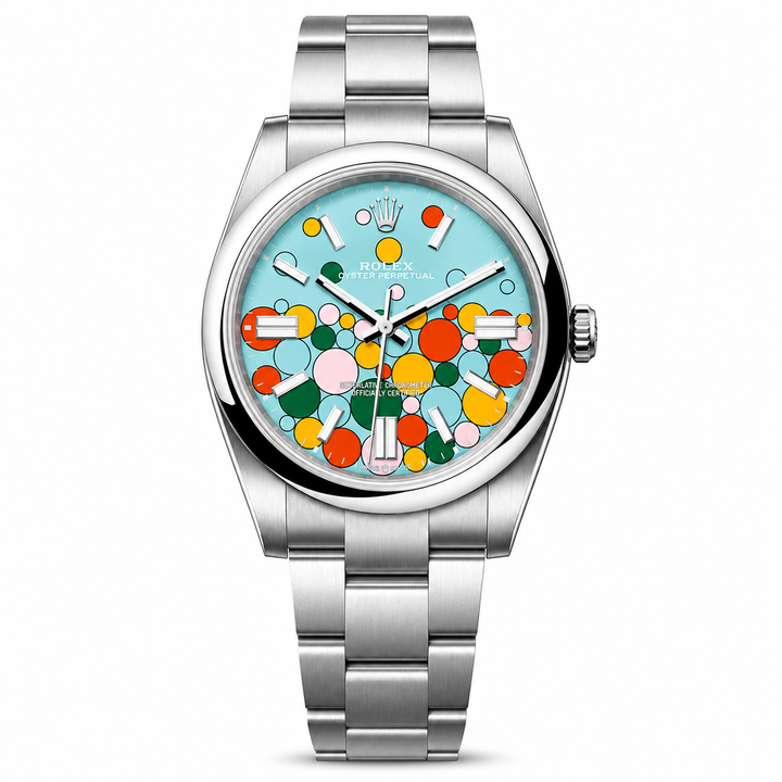 Oyster Perpetual 41 Turquoise blue dial by Rolex - Watch Corner