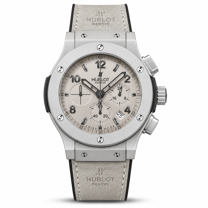 Hublot Grey Leather Belt Watch C by Hublot - Watch Corner