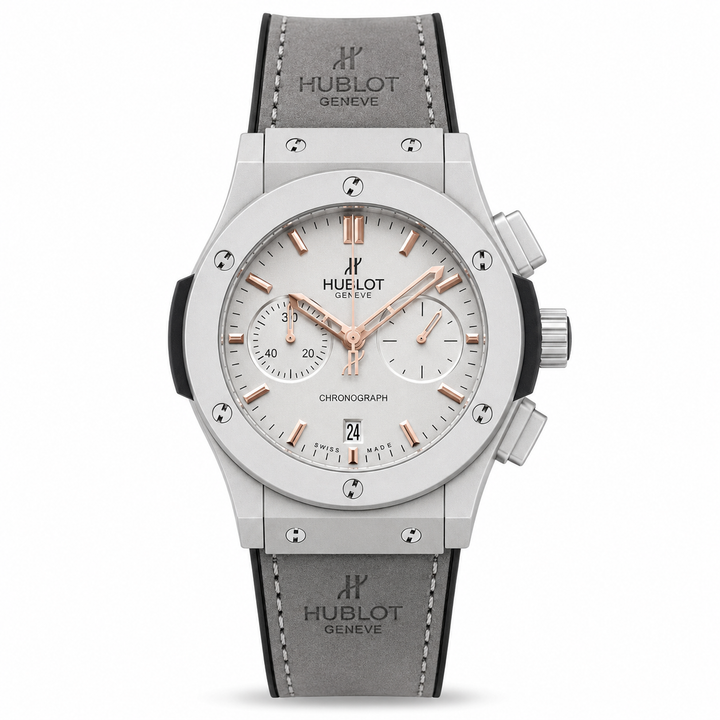 Hublot Grey Leather Belt Rohit Sharma Watch by Hublot - Watch Corner