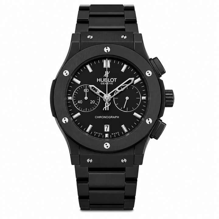 Hublot Jet Black Metal Watch by Hublot - Watch Corner