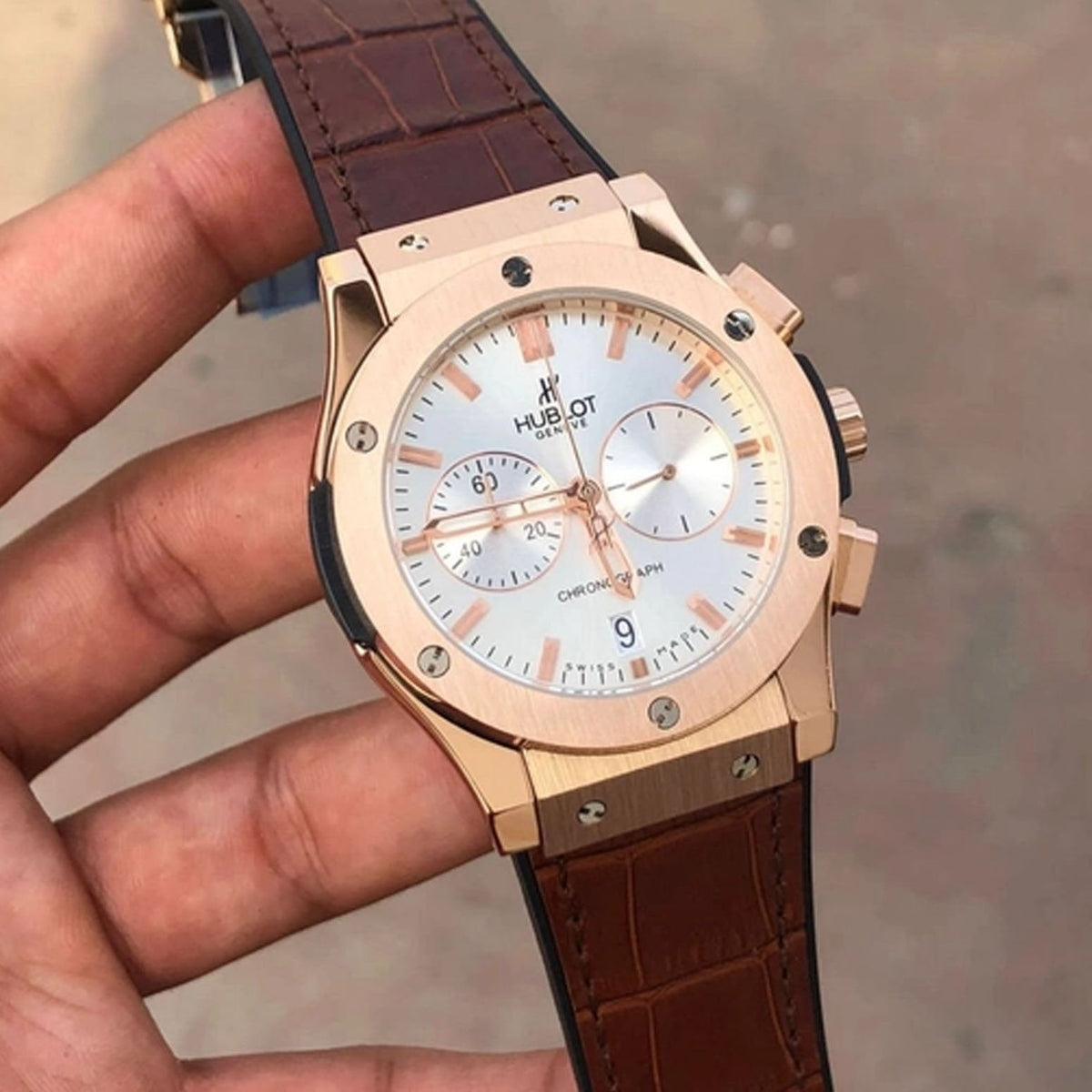 Hublot Big Bang Golden (leather belt) - View 2