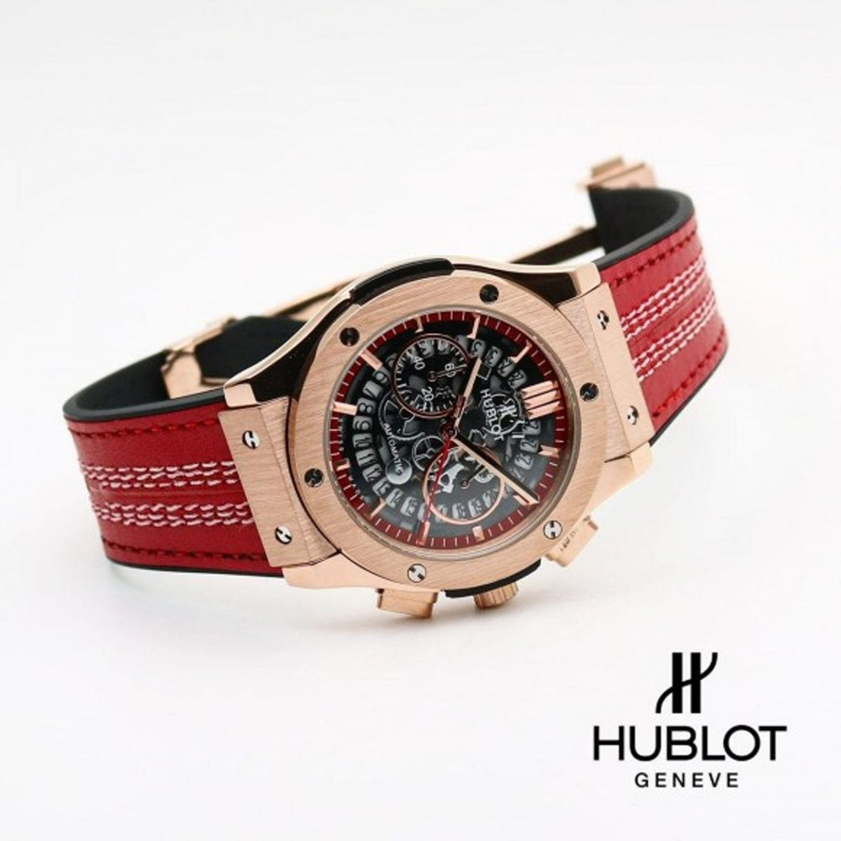 Hublot Big Bang Calendar Red Belt - View 3
