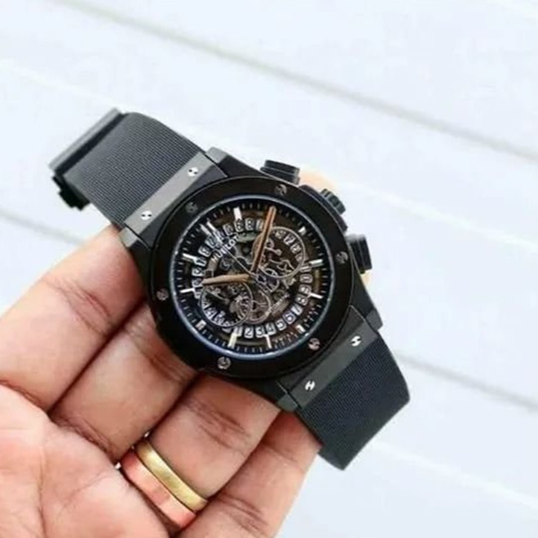 Hublot Black Belt Watch - View 3