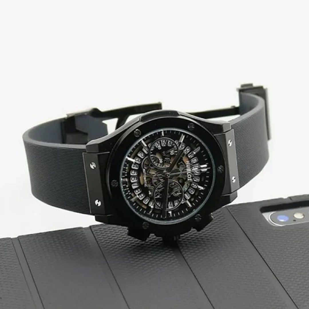 Hublot Black Belt Watch - View 4