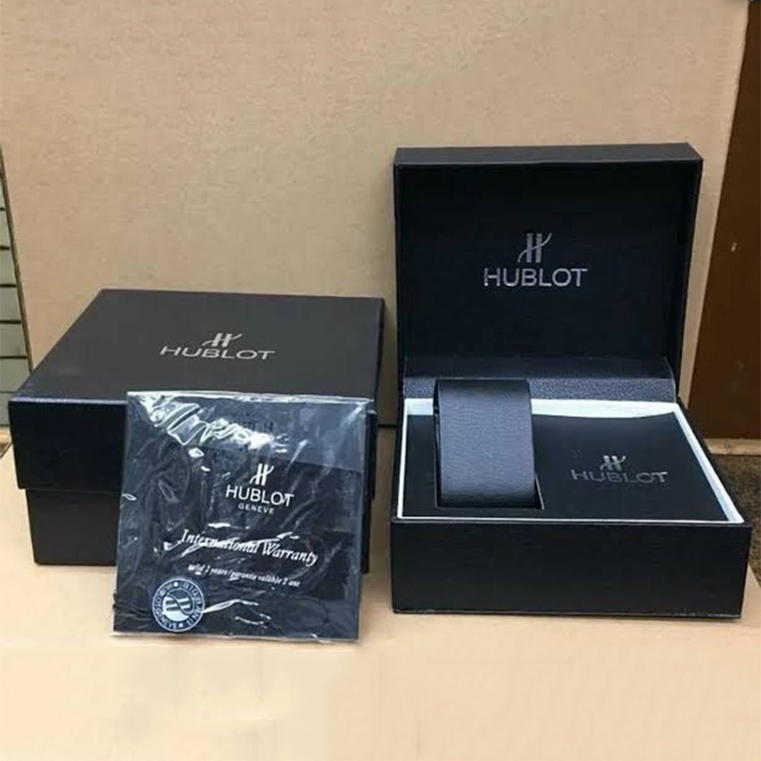 Hublot Black Leather Belt Watch A - View 5