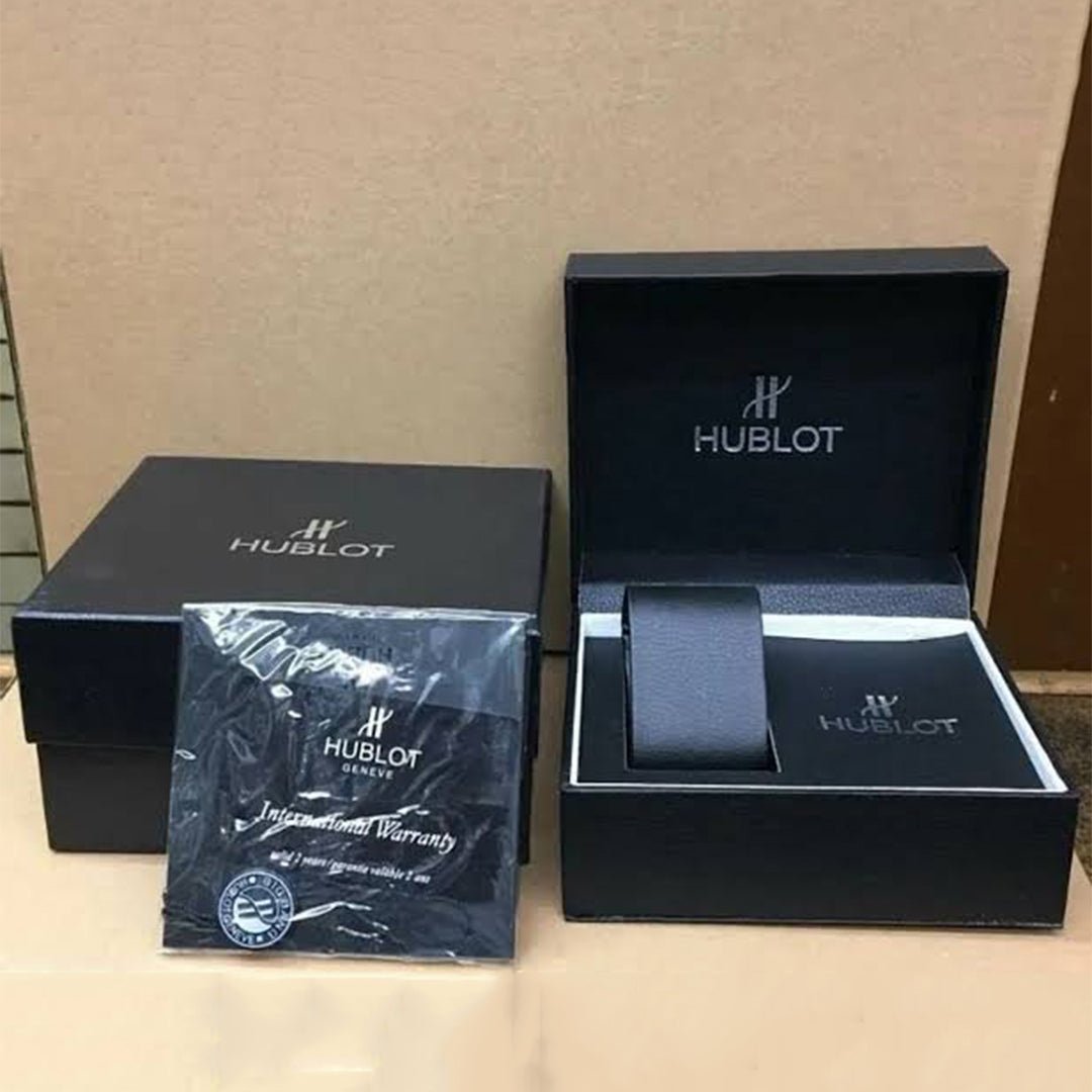 Hublot Blue Leather Belt Watch - View 3