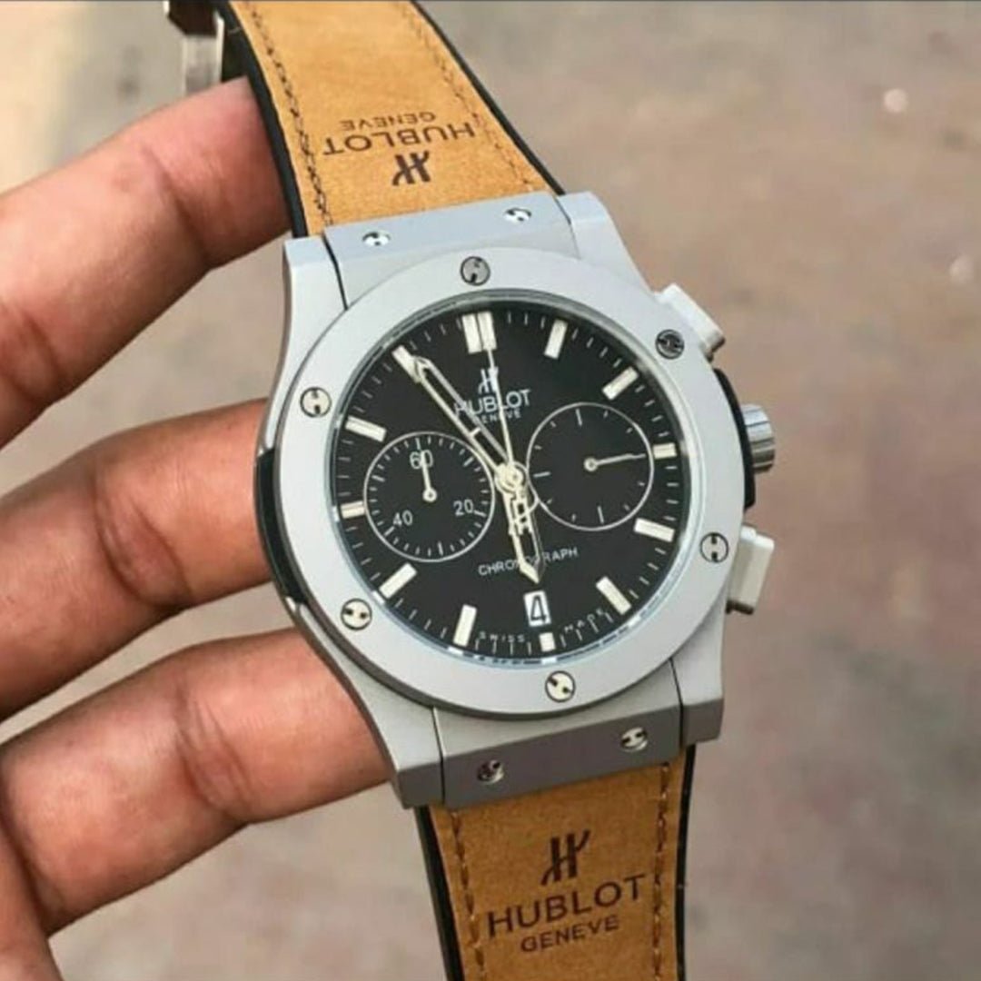 Hublot Brown Leather Belt Watch B - View 2