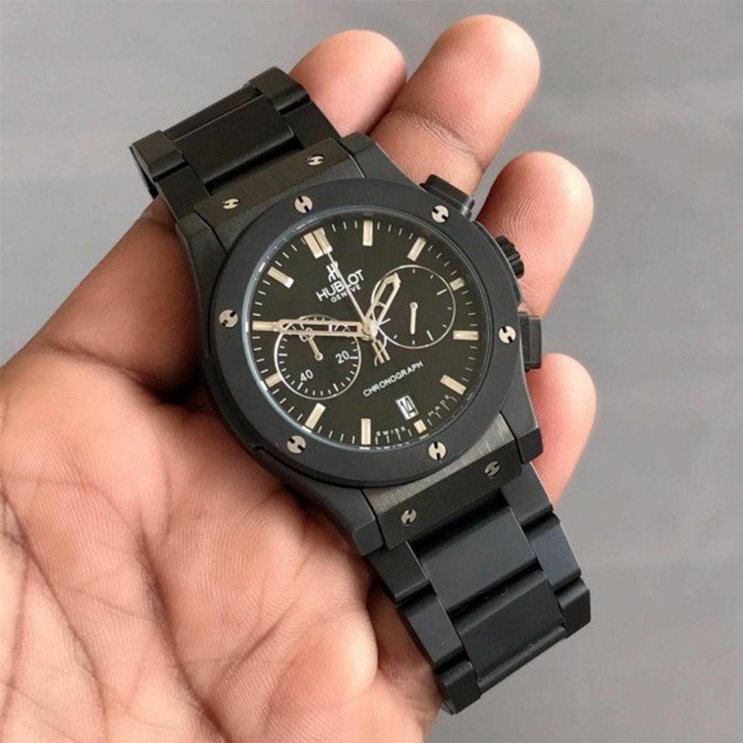 Hublot Jet Black Metal Watch - View 3