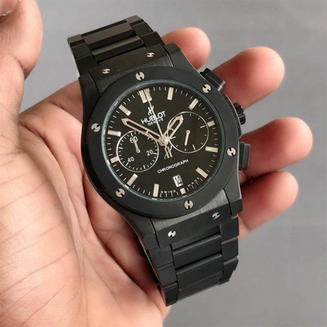 Hublot Jet Black Metal Watch - View 4