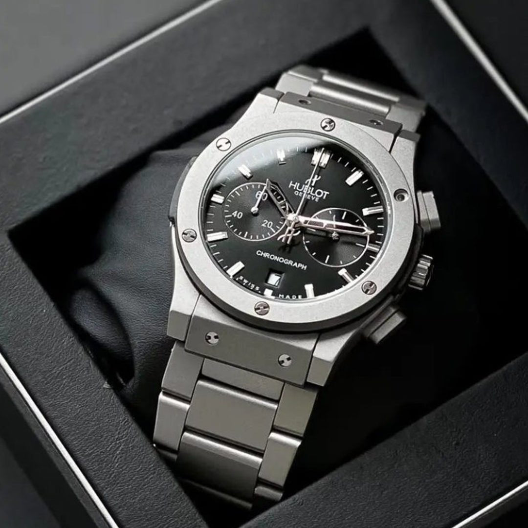 Hublot Silver Grey Metal Watch - View 3