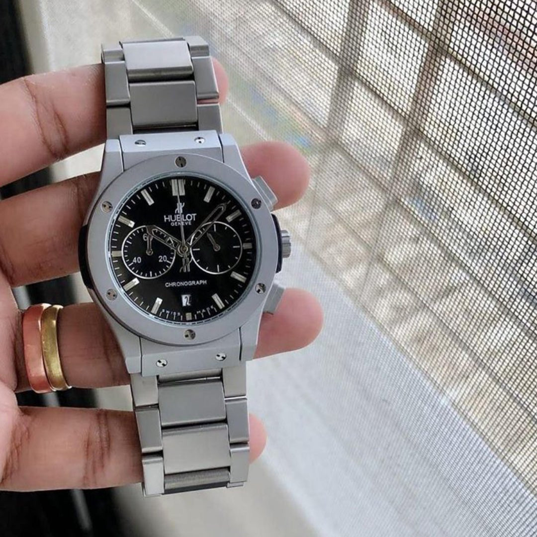 Hublot Silver Grey Metal Watch - View 5
