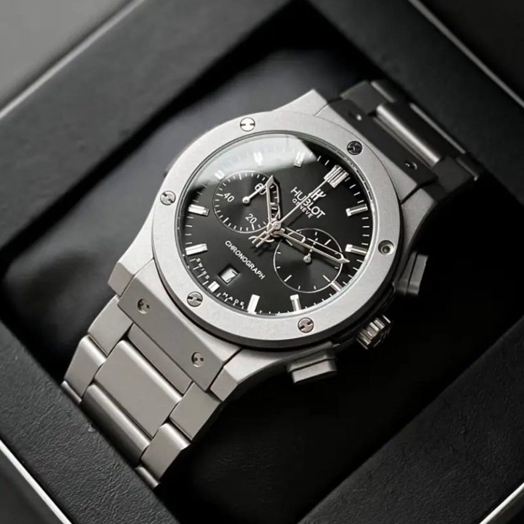 Hublot Silver Grey Metal Watch - View 6