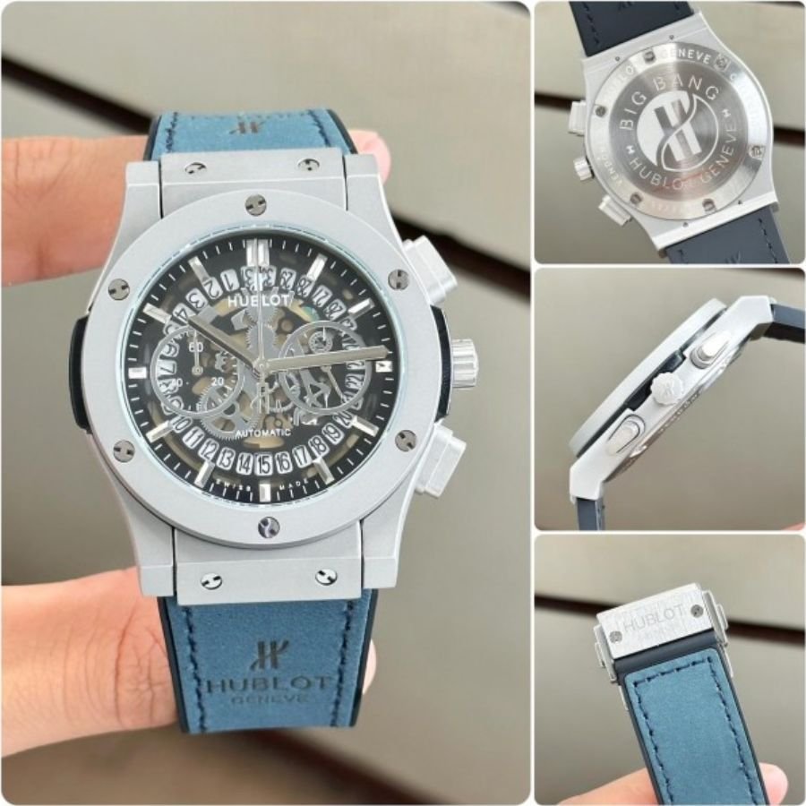 Hublot Big Bang Calendar Watch Blue - View 5