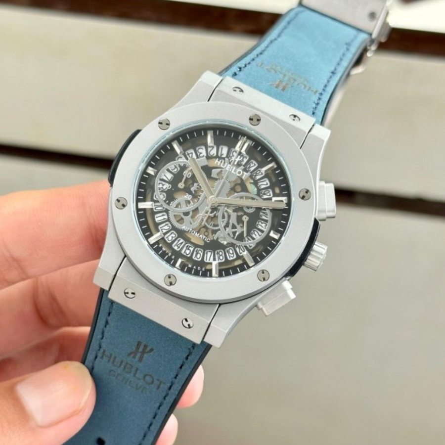 Hublot Big Bang Calendar Watch Blue - View 4