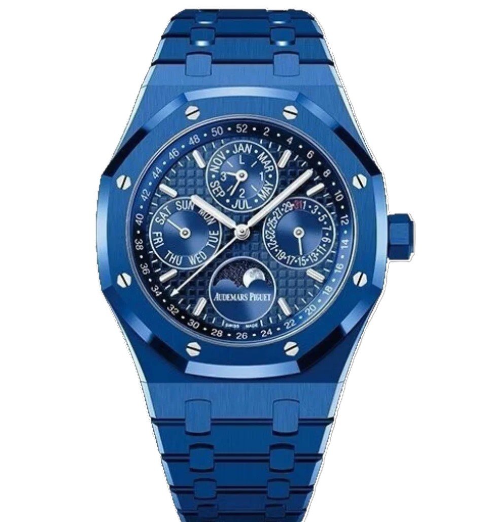 Audemars Piguet AP Royal Oak Dark blue Chronograph Srk watch by Audemars Piguet - Watch Corner