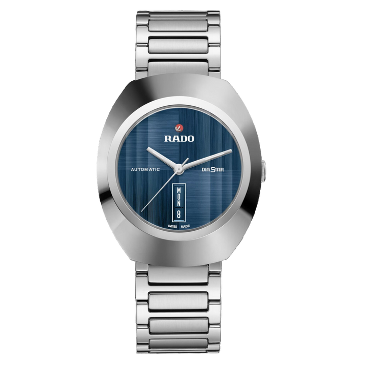 RADO DISTAR SILVER BLUE Metal WATCH by Rado - Watch Corner