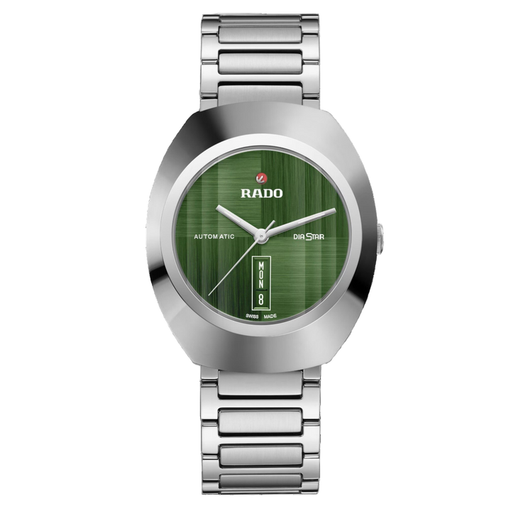 RADO DISTAR SILVER Green Metal WATCH by Rado - Watch Corner