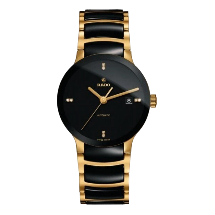 Rado Jubile Stainless Steel Gold Black by Rado - Watch Corner