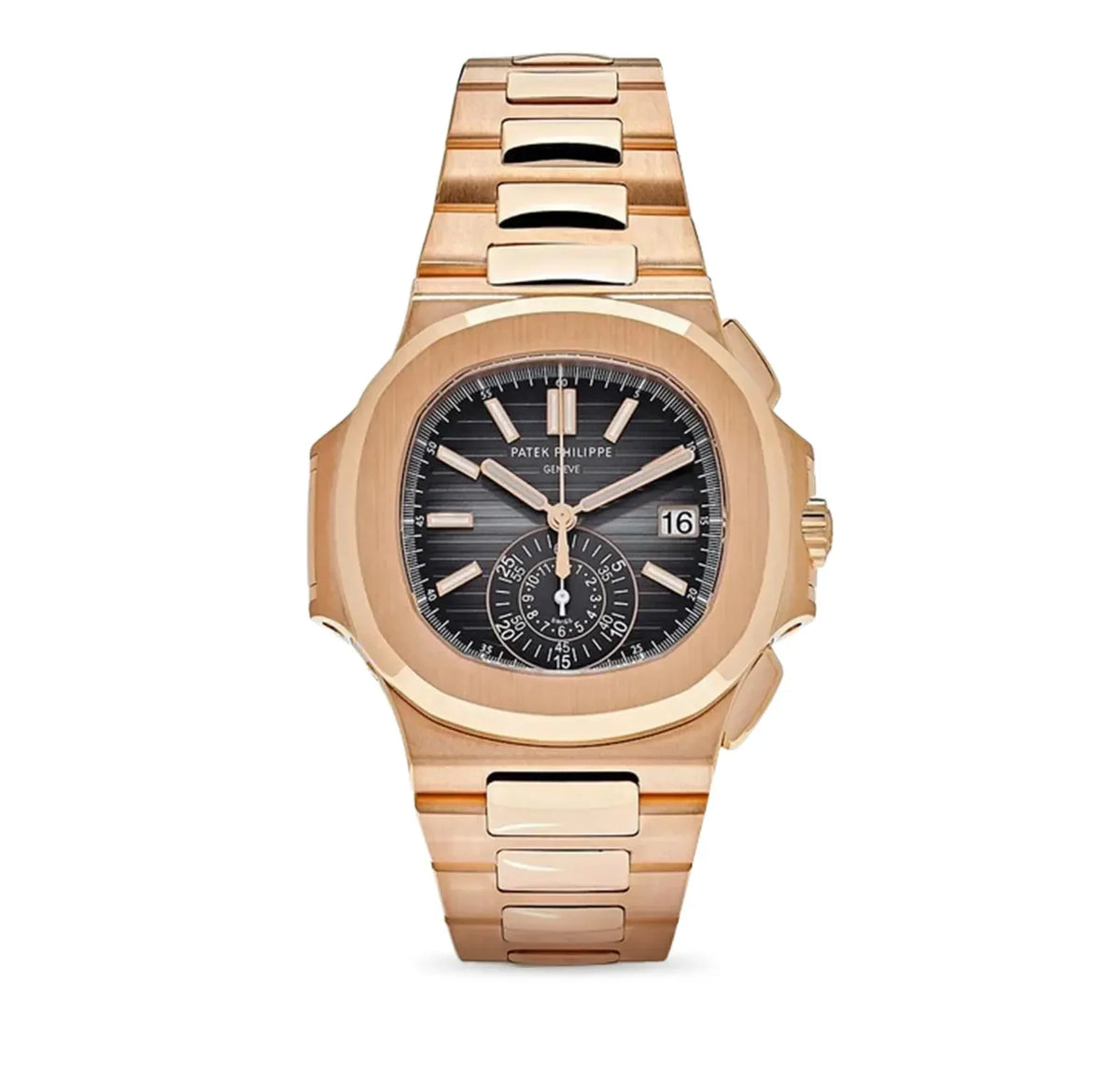 Patek Philippe Nautilus Rose Gold/ Black Gradient Dial by Patek Philippe - Watch Corner