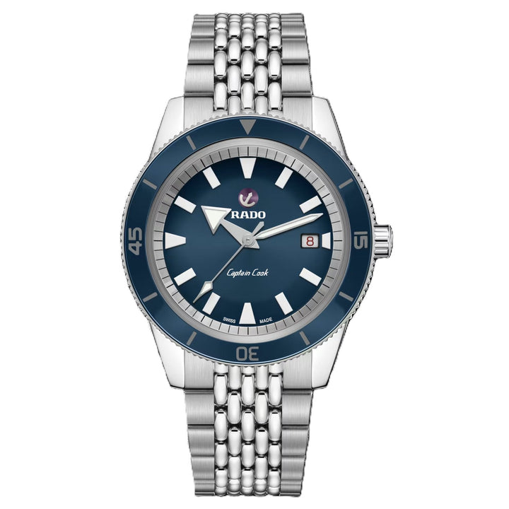Rado Captain Cook Silver Green Metal by Rado - Watch Corner