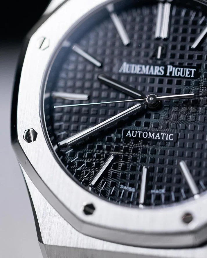 Audemars Piguet AP Royal Oak Silver Black Metal - View 4